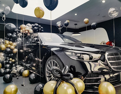 Benz奔驰提车仪式🚗展厅大气布置🎈